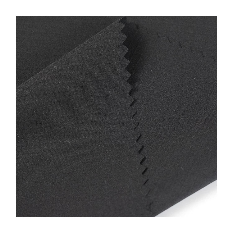 75D high stretch 2/2 twill bonded yarn knitted with tpu softshell fabric for jacket